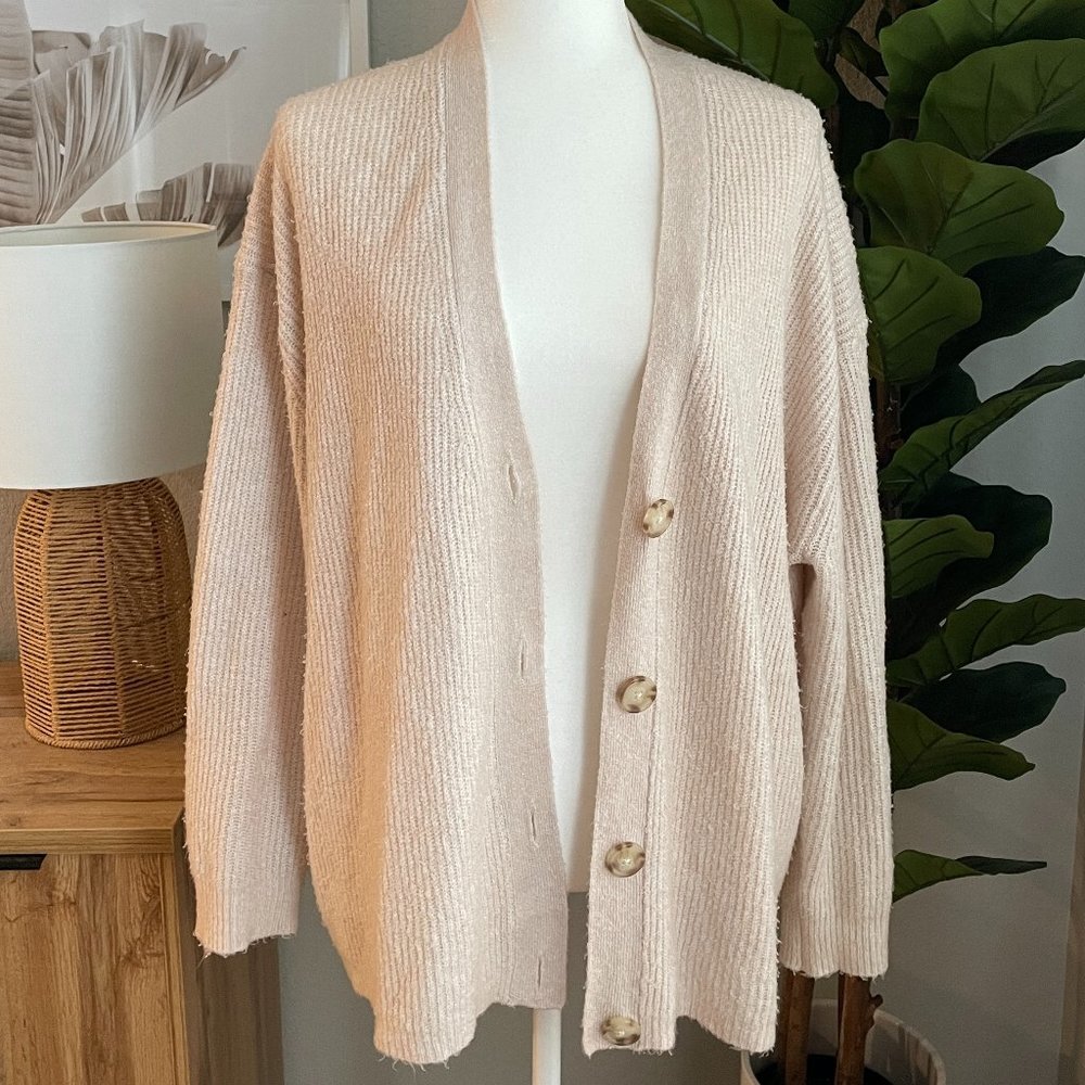 Cream American Eagle Cardigan